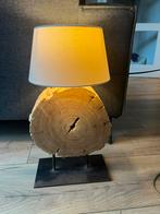Boomstam lamp, Huis en Inrichting, Lampen | Tafellampen, Ophalen of Verzenden, Zo goed als nieuw, Minder dan 50 cm