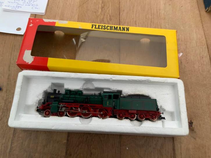 Fleischmann stoomlok cat.nr.4800, Hobby en Vrije tijd, Modeltreinen | H0, Gebruikt, Locomotief, Gelijkstroom, Fleischmann, Ophalen of Verzenden