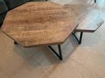 Salontafel set mango hout, Huis en Inrichting, Tafels | Salontafels, Ophalen, Nieuw, 50 tot 100 cm, Overige vormen