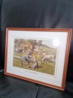 Johannes Bosboom Litho - Schapenscheren, Antiek en Kunst, Ophalen of Verzenden
