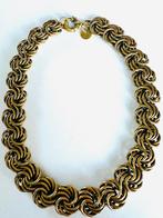 Ermani Bulatti vintage ketting van brons, Ophalen of Verzenden, Zo goed als nieuw, Bruin, Overige materialen