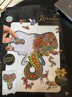 Wooden puzzel, Hobby en Vrije tijd, Denksport en Puzzels, Ophalen of Verzenden, Minder dan 500 stukjes, Gebruikt, Legpuzzel