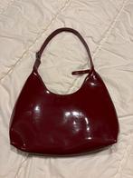 Manfield bordeaux tas, Ophalen of Verzenden, Zo goed als nieuw, Rood, Schoudertasje