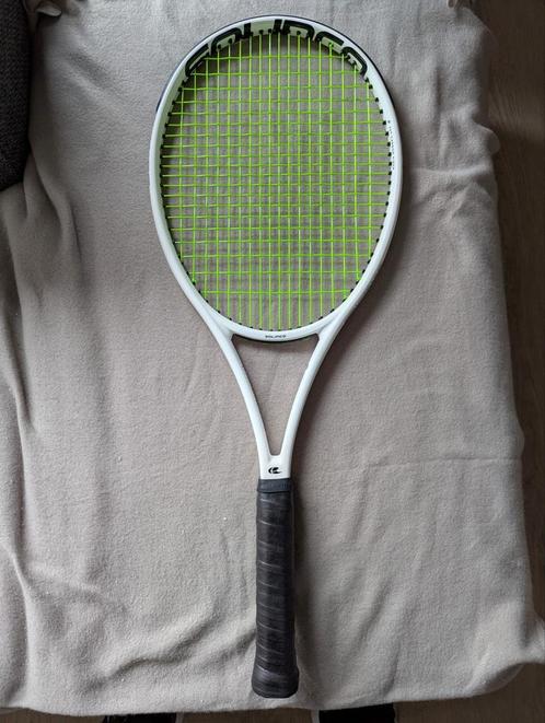 3x Solinco Whiteout 305 18x20, grip 3, Sport en Fitness, Tennis, Zo goed als nieuw, Racket, Overige merken, L3, Ophalen of Verzenden