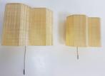 set 2 vintage Honeycomb wandlamp Fiberglass mid century '50, Ophalen of Verzenden, Gebruikt, Metaal, Mid century vintage