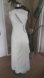 Roomwitte galajurk maat 34, Galajurk, Wit, Ophalen of Verzenden, Zo goed als nieuw