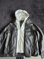 dames biker jasje met capuchon (70), Zwart, Maat 42/44 (L), Nieuw, Ophalen of Verzenden