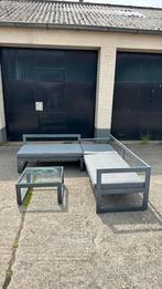 Gardin Loungeset tuinset €100, Gebruikt, Bank, Aluminium, Ophalen of Verzenden