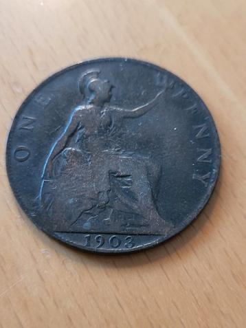 Britse Penny 1903 beschikbaar voor biedingen