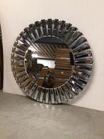 Ronde Spiegel met Zilveren Rand, Ophalen, Rond, Nieuw, 75 tot 100 cm