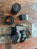 minolta x300 met 80-200 groothoeklens, flitser en filterring, Audio, Tv en Foto, Fotocamera's Analoog, Ophalen of Verzenden, Niet werkend