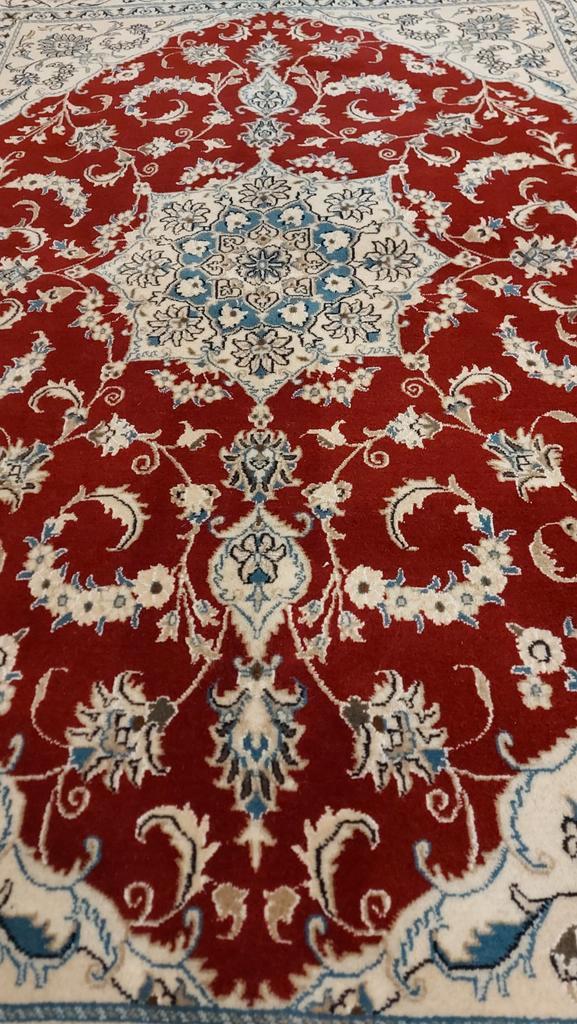 Perzisch Tapijt Nain met zijde Maat.2.00x3.00, Huis en Inrichting, Stoffering | Tapijten en Kleden, Nieuw, 150 tot 200 cm, 200 cm of meer