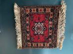 Perzisch Kleedje 30x30 cm - Gaaf en Niet Verkleurd Rood/Blau, Ophalen of Verzenden
