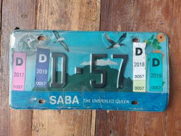 Saba overheid kentekenplaat nummerbord nummerplaat beschikbaar voor biedingen