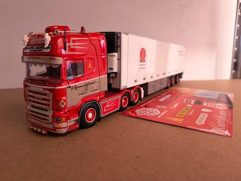 Tekno Scania Bjarne Andersen, Hobby en Vrije tijd, Modelauto's | 1:50, Zo goed als nieuw, Bus of Vrachtwagen, Tekno, Ophalen of Verzenden