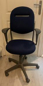 Blauwe bureaustoel, Ophalen, Gebruikt, Blauw
