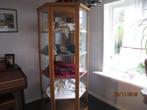 grotere zeskant vitrine-/showkast - 6-hoekig - luchtdicht, Ophalen, Met deur(en), Eikenhout, 75 cm of meer