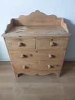 Antieke Grenen Commode - Jaren '20, Gebruikt, 50 tot 100 cm, Met lade(s), Grenenhout