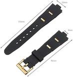 Bulgari Horlogeband - Rubber, Overige merken, Kunststof, Polshorloge, Ophalen of Verzenden