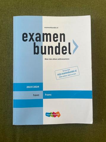 Examenbundel Frans HAVO 2023/2024 beschikbaar voor biedingen