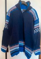 Blauwe Noorse trui maat L - Winter Warm, Ophalen of Verzenden, Gedragen, Maat 52/54 (L), Blauw