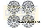 Volkswagen Wieldeksel set 15 inch (4x) (YTI zilver) Originee, Auto diversen, Wieldoppen, Verzenden, Nieuw