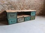 Oude fabrieks kisten | industriële |  vintage, Gebruikt, Info@woodfarm.nl, 4251NT, Ophalen of Verzenden