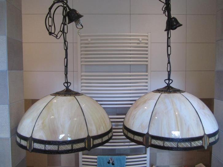 Tiffany hanglamp Athene, Huis en Inrichting, Lampen | Hanglampen, Zo goed als nieuw, 75 cm of meer, Ophalen of Verzenden