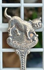 Verzilverd theelepeltje Dierenbescherming, Antiek en Kunst, Antiek | Bestek, Ophalen of Verzenden
