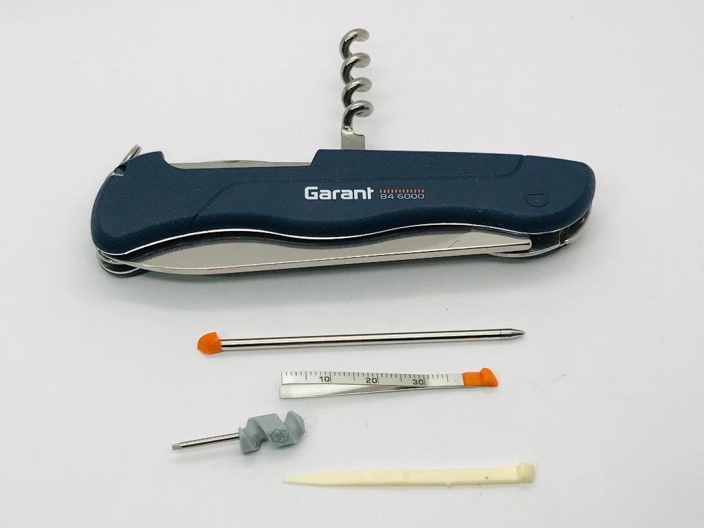 Victorinox GARANT NOMAD Blue Unique 111mm with PEN Orange, Caravans en Kamperen, Kampeergereedschap, Nieuw, Ophalen of Verzenden