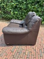 Italsofa Lederen Fauteuil, Huis en Inrichting, Ophalen, Gebruikt, 75 tot 100 cm, Leer