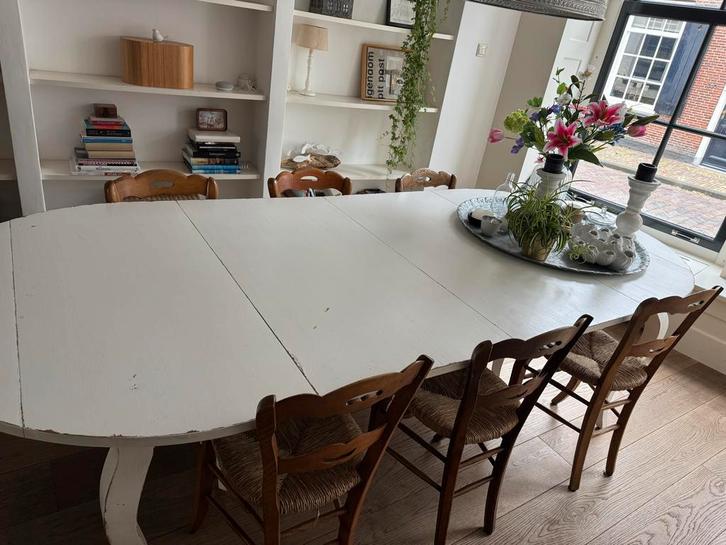 Veelzijdige klassieke eettafel (lengte van 105 tm 338 cm), Huis en Inrichting, Tafels | Eettafels, Gebruikt, 100 tot 150 cm, 200 cm of meer