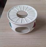 Boerenbont theelicht, Huis en Inrichting, Woonaccessoires | Kandelaars en Kaarsen, Ophalen of Verzenden, Zo goed als nieuw, Overige materialen