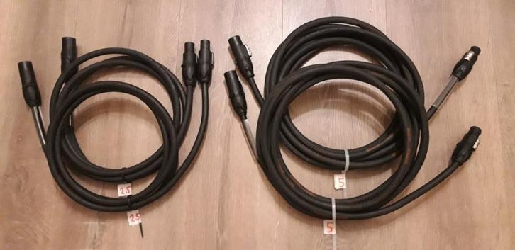 4x Neutrik Powercon True1 kabels Titanex 3G2,5, Muziek en Instrumenten, Licht en Laser, Nieuw, Overige typen, Ophalen of Verzenden