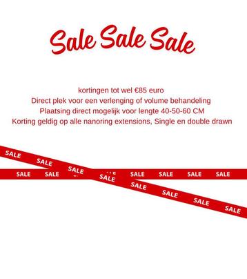 sale nieuwe set nanoring hair extensions beschikbaar voor biedingen