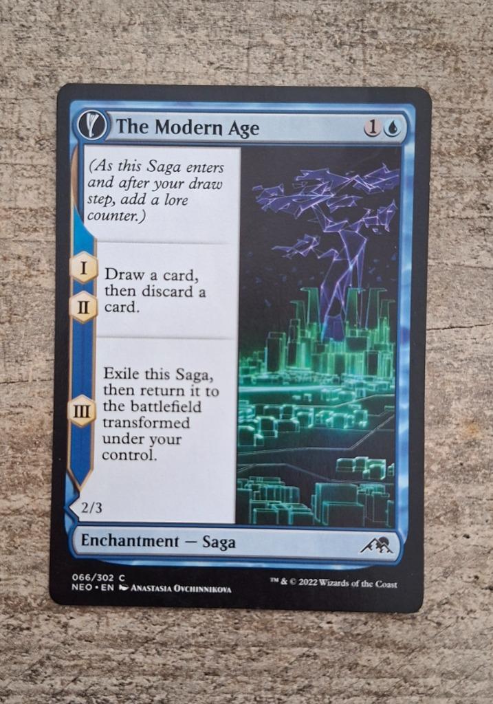 The Modern Age // Vector Glider - Magic the Gathering, Hobby en Vrije tijd, Verzamelkaartspellen | Magic the Gathering, Gebruikt