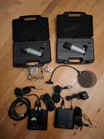 Samson C01 microfoon 2 x + Shockmount + 2 x  Tube Mic Preamp, Ophalen of Verzenden, Zo goed als nieuw, Studiomicrofoon