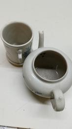 Antiek Vintage Porseleinen koffiepot en filter set, Antiek en Kunst, Antiek | Keramiek en Aardewerk, Ophalen of Verzenden