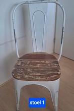 Tolix stoelen per stuk!! € 40,00, Ophalen, Gebruikt, Overige kleuren, Drie