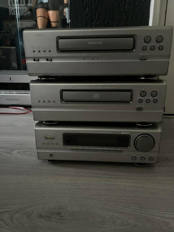 Denon setje, Audio, Tv en Foto, Stereo-sets, Gebruikt, Cassettedeck, Cd-speler, Tuner of Radio, Denon, Microset, Losse componenten