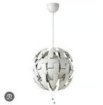 IKEA PS 2014 Hanglamp - Wit/Zilver - 35cm, Ophalen of Verzenden, Zo goed als nieuw, Modern, Minder dan 50 cm
