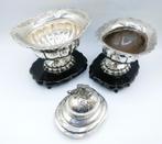 Zilveren tabakspot en pijpkomfoor, C.J. Brunings, Joure 1867, Antiek en Kunst, Verzenden, Zilver