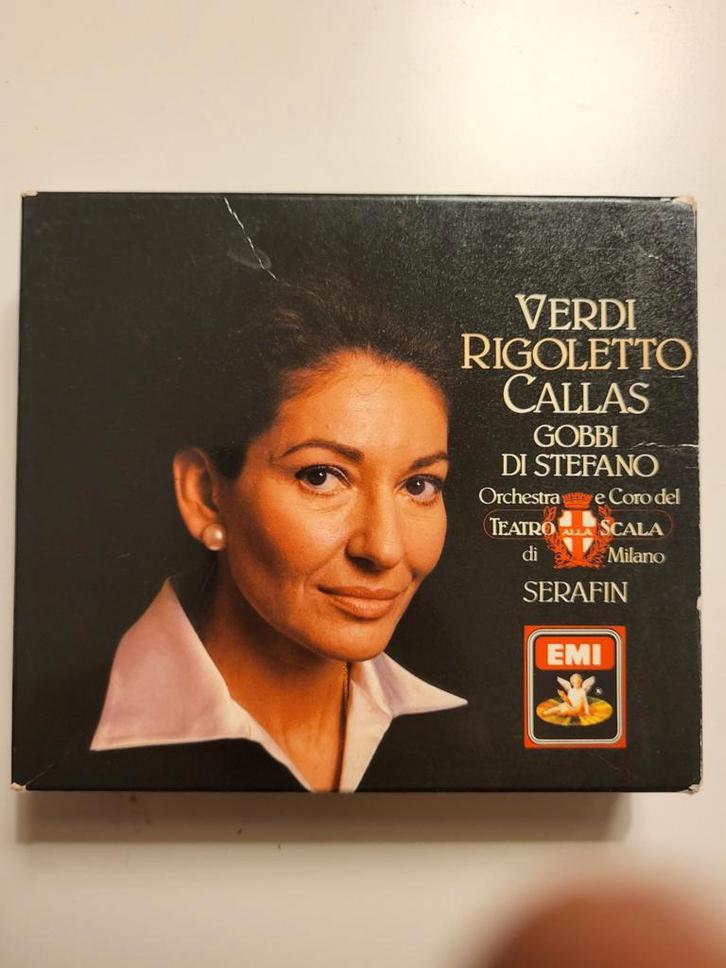 Verdi Rigoletto - Callas, Gobbi, Di Stefano - Opera 2CD, Cd's en Dvd's, Cd's | Klassiek, Gebruikt, Opera of Operette, Romantiek