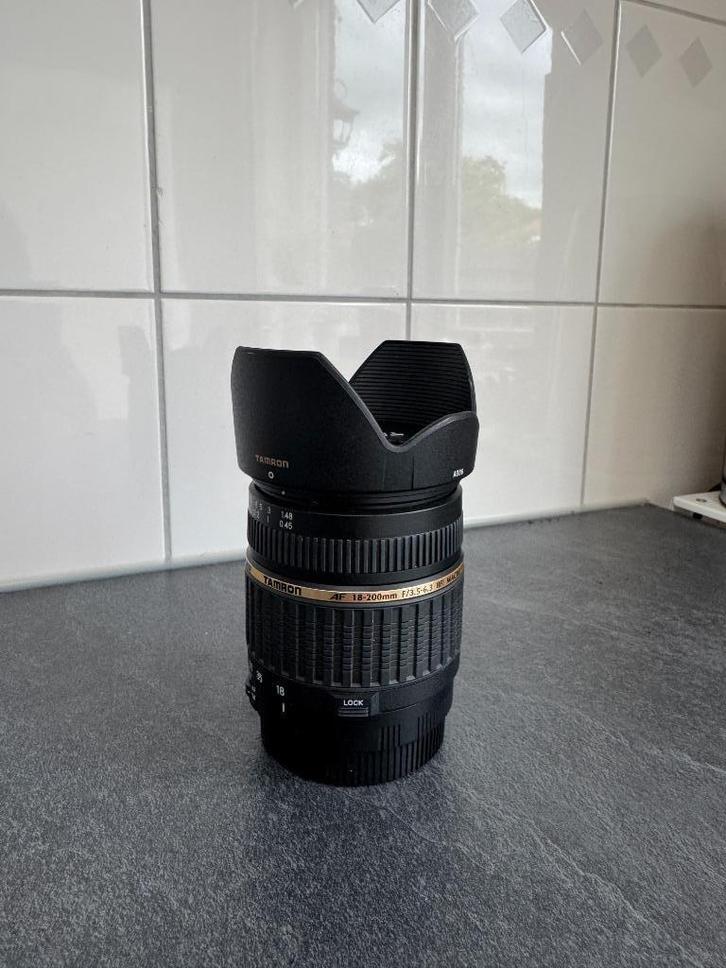 Tamron AF 18-200mm f/3.5-6.3 XR voor Canon, Audio, Tv en Foto, Fotografie | Lenzen en Objectieven, Zo goed als nieuw, Standaardlens