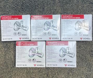 SCHELL Hoekregelkraan 5x beschikbaar voor biedingen