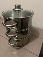 Stoompan, Ophalen of Verzenden, Zo goed als nieuw, Rvs, Kookpan of Snelkookpan