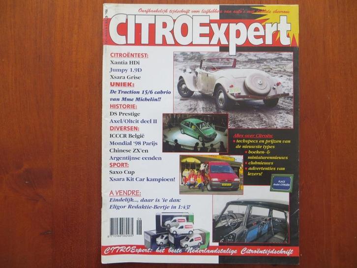 CitroExpert 6 1998 DS Prestige, Jumpy, Fukang 988, Axel, Boeken, Auto's | Folders en Tijdschriften, Nieuw, Citroën, Ophalen of Verzenden