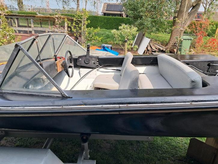 SPEEDBOOT 35PK JOHNSON MET TRAILER MOGELIJK, Watersport en Boten, Bootonderdelen, Gebruikt, Motor en Techniek, Motorboot, Ophalen of Verzenden