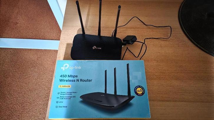 tp link 450mbps wireless n router, Computers en Software, Routers en Modems, Zo goed als nieuw, Router, Ophalen of Verzenden