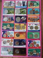 21 Coincards Nederland, Postzegels en Munten, Munten | Nederland, Ophalen of Verzenden, Vóór koninkrijk, Overige waardes, Losse munt